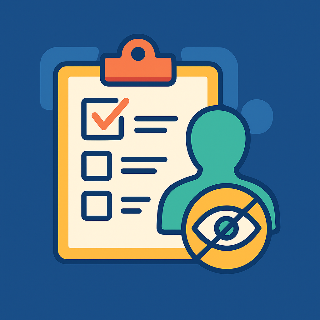 Checklist: Anonimizacao para análise