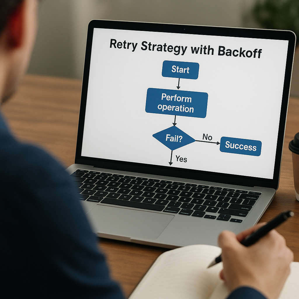 Roteiro: Estrategia de retry com backoff — para validação rápida
