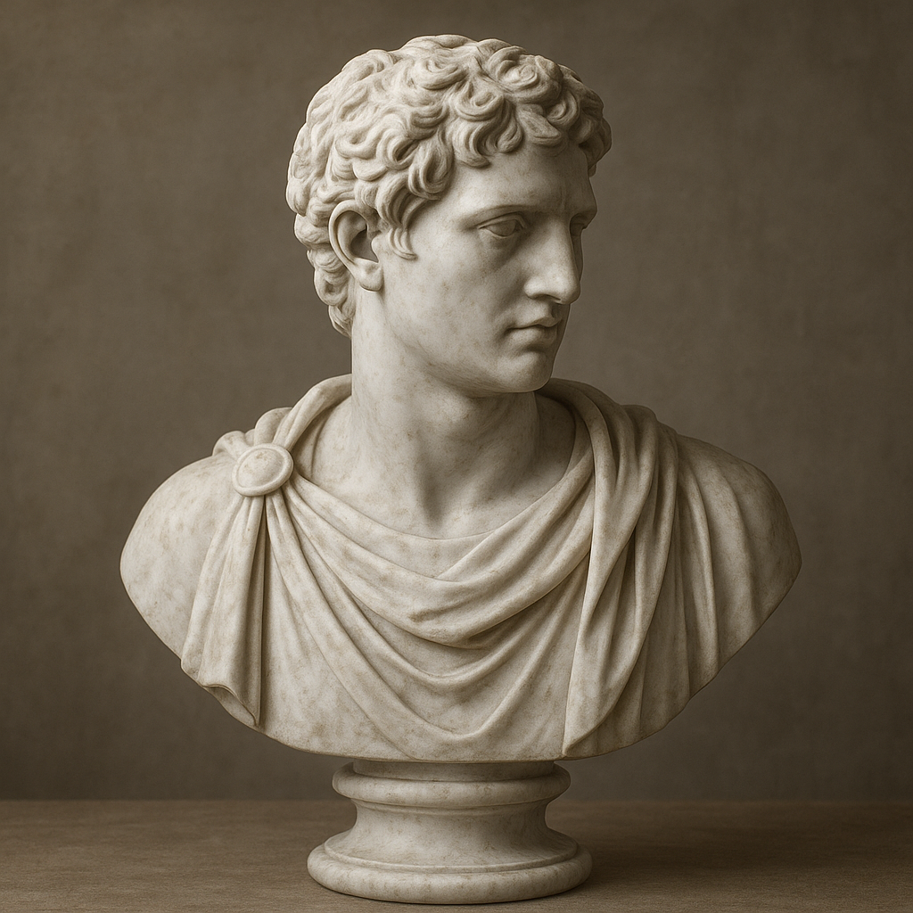 Escultura de mármore clássica