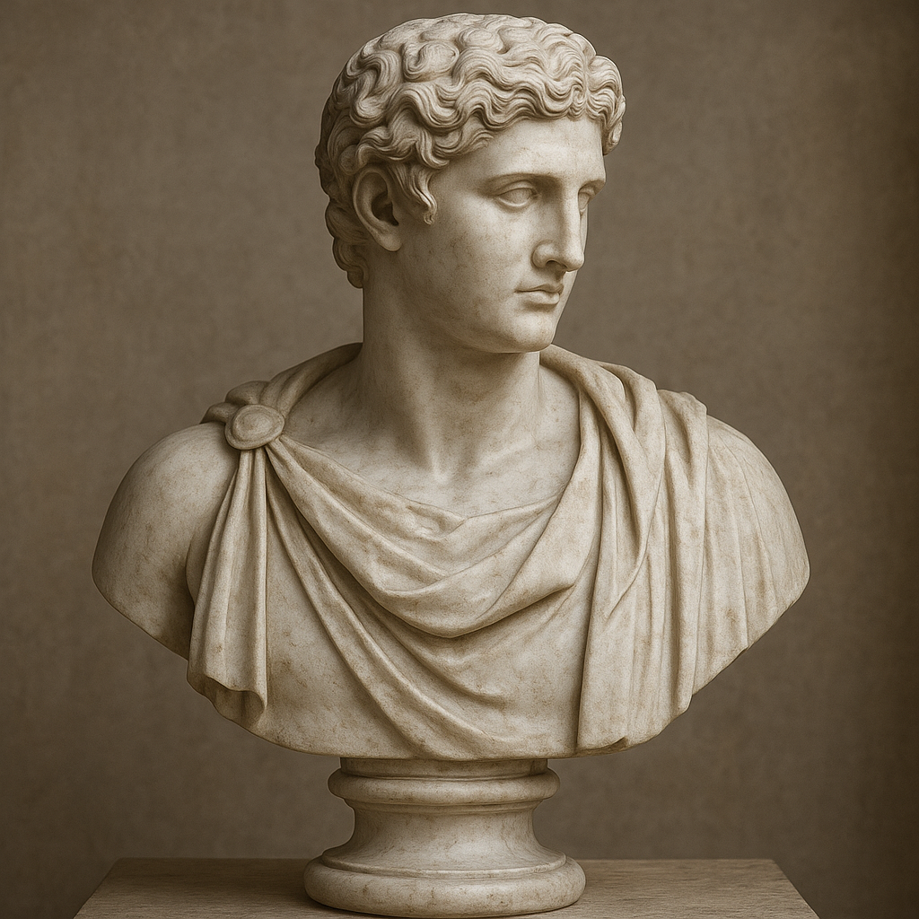 Escultura de mármore clássica