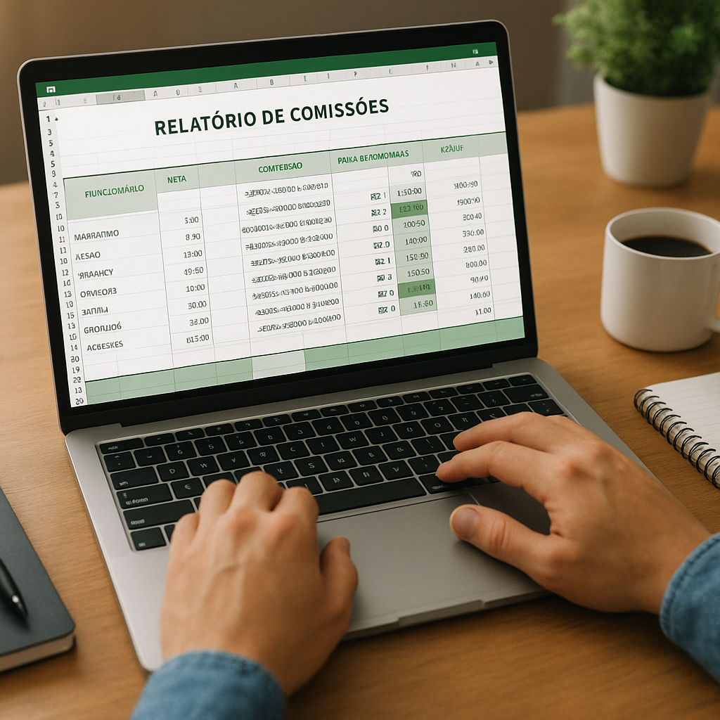 Relatório de Comissões por Faixas e Metas no Excel